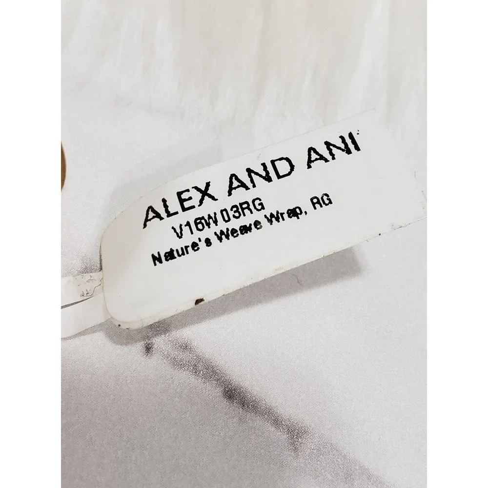 NEW Alex and Ani Bracelet NATURES WEAVE WRAP GOLD braided bracelet
